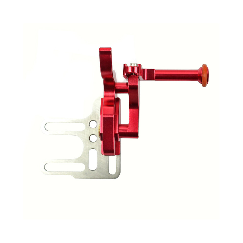 (Red) Upgraded Long Rod Adjustable Shutter Release Trigger Extension Level Mount For Diving Camera Underwater Tray Stabilizer Bracket Red 320997690634