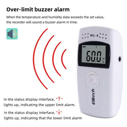 Elitech RC-4 LCD Screen USB Temperature Data Logger Recorder Monitor 2