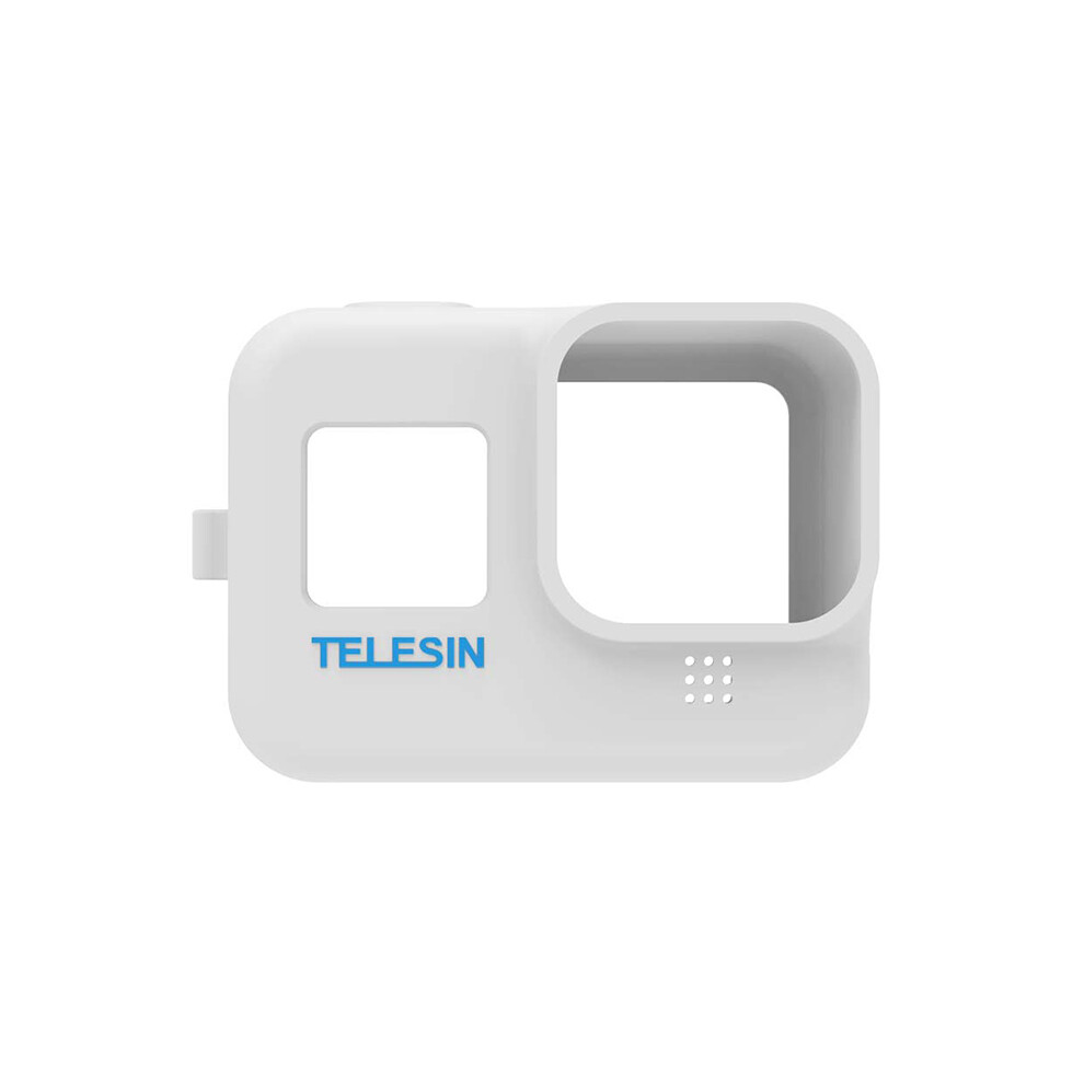 (White) For Gopro Hero 8 Sport Camera Soft Silicone Case Carry Bag Protective Cover White 320997692577