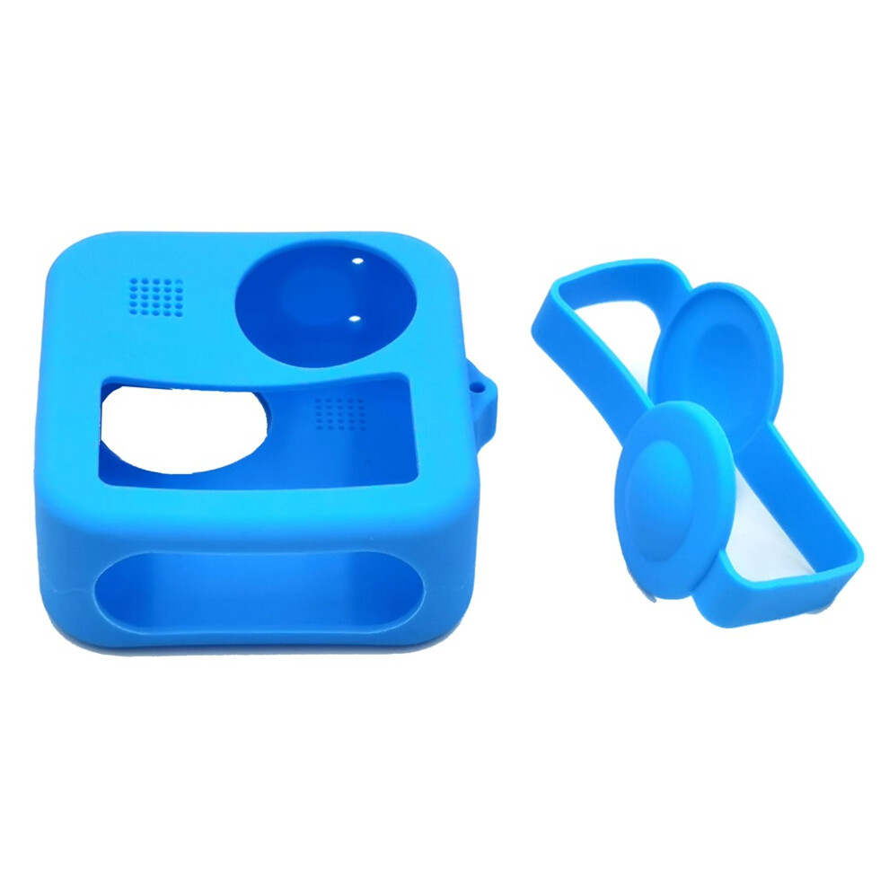 (Blue) Silicone Case For Gopro Max Drop Protection Soft Case Dustproof Accessories Blue 320997692355