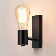 Industriële binnenwandlamp in retro design, verstelbare metalen wandspot, vintage wandverlichting, geschikt voor restaurant, keuken, gang.