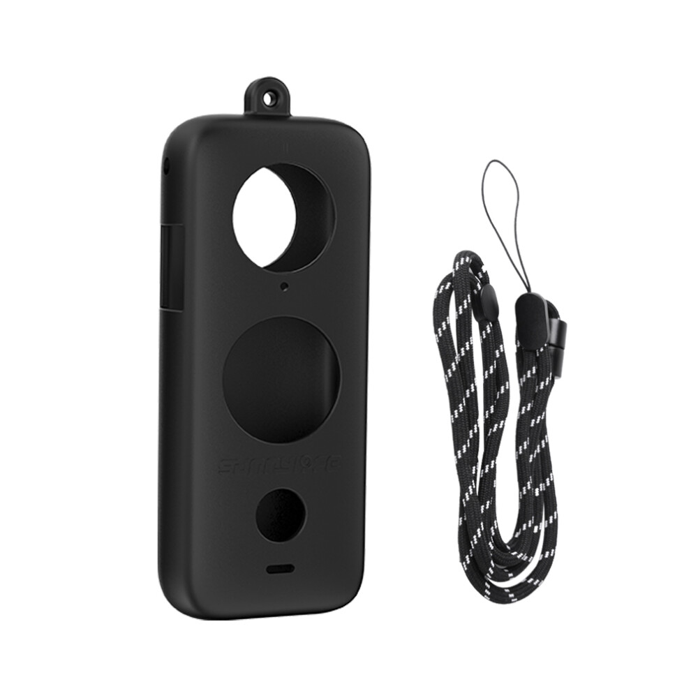 (Body Cover (Black)) Silicone Case Lens Screen Protective Cover Dustproof Body Shell For Insta360 One X2 Camera Black 320997691822