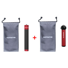(1Set (Mini Stripod+Extension Rod)) Aluminum Alloy Extension Rod Handheld Selfie Stick Tripod For GoPro Hero 9 Action Camera