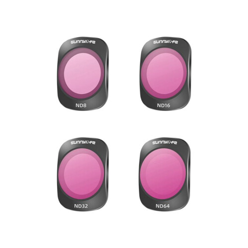 for OSMO POCKET3 Multifunctional Convenient Portable Practical Filter Set,ND8+ND16+ND32+ND64 Filter