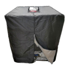Wasserdichte Schutzhülle für IBC-Container (1000 l) – 210D ox-beständiges Gewebe, staubdicht, Sonnenschutz für Regenwassertanks – UV-Schutz