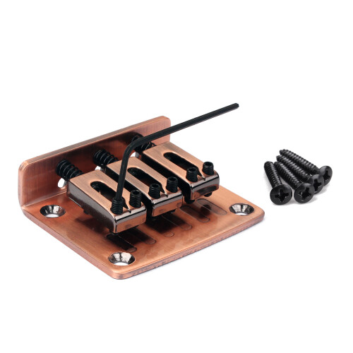 Adjustable 3 String Guitar Bridge for Cigar Box Electric Guitar Replacement 2