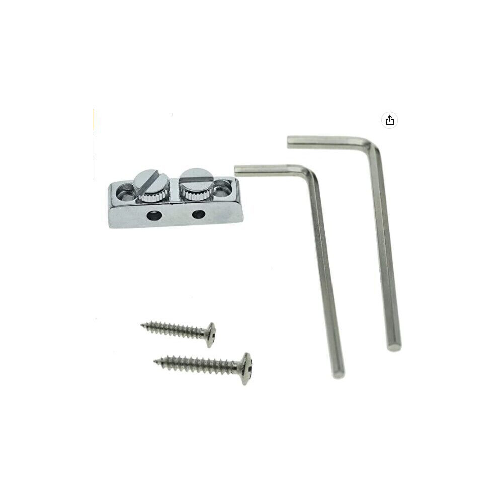 (Silver) Guitar Headstock Mounted Allen Key Wrench Holder Tools For Floyd Rose Tremolo 320997696148