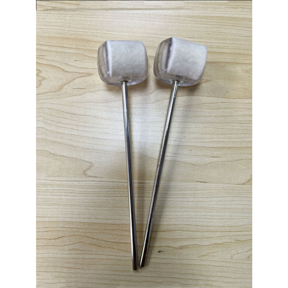 (Transparent) Drum Pedal Felt Hammer Head Mallet Foot Beater