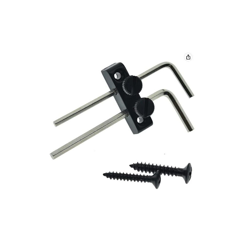(Black) Guitar Headstock Mounted Allen Key Wrench Holder Tools For Floyd Rose Tremolo 320997696155