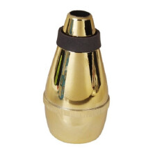 (Gold) 1Pc High Quality Practice Trumpet Straight Mute Silencer for Trumpets Instrument