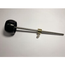 (Black) 1PCS Drum Stomp Hammer Heads Aluminium Mallet Heads Drum Set Accessories