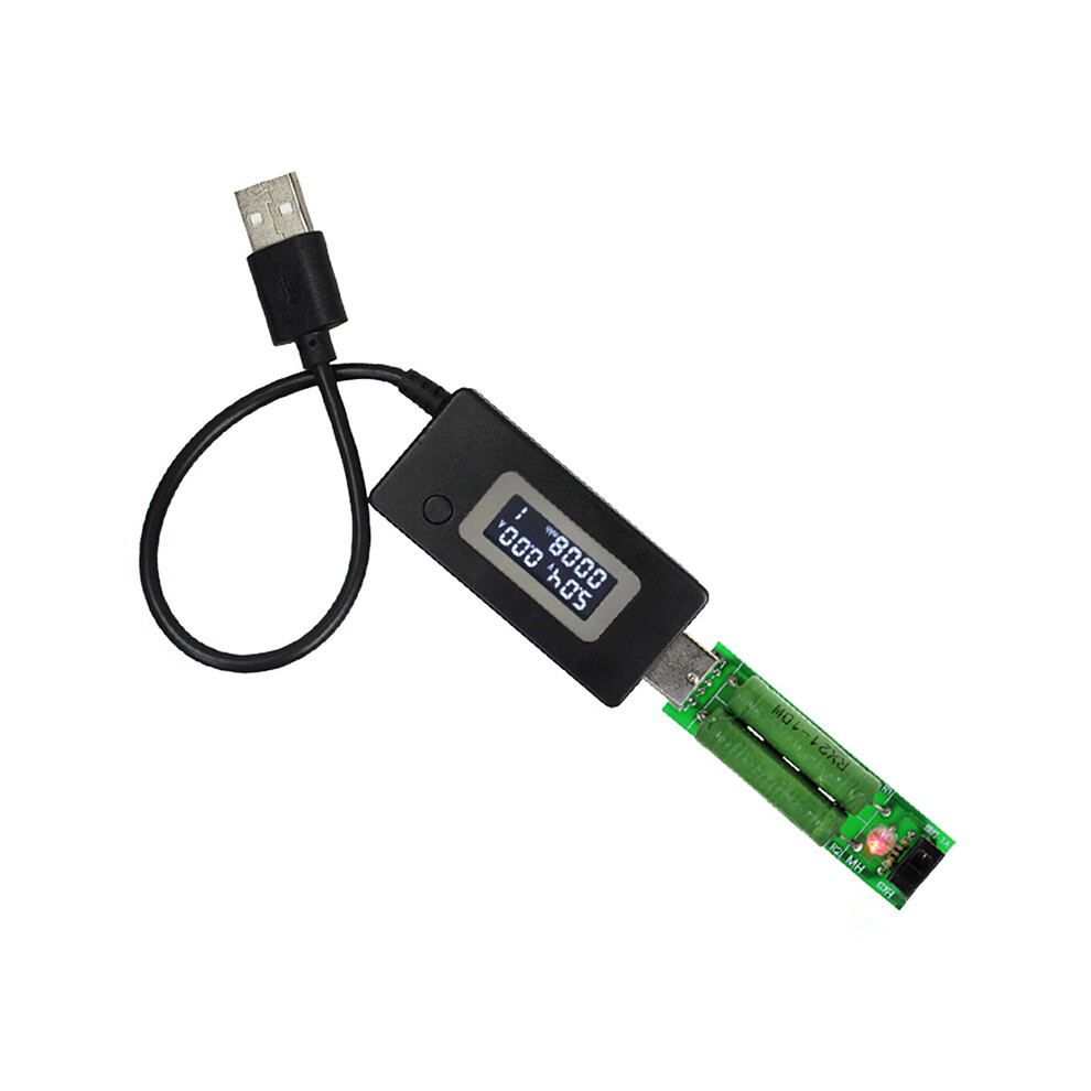 (Black) Usb Voltmeter Ammeter Detector - Voltage & Current Tester With Lcd Monitor For Chargers Black 413590445753