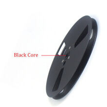(Black) 1/4 7 Inch Empty Tape Reel Aluminum Alloy Universal Open Reel Sound Tape Empty Reel for Reel to Reel for TEAC/ReVox Studer