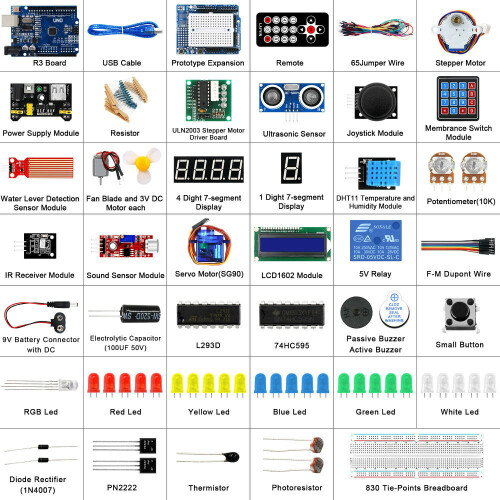 Upgraded R3 RFID Starter Kit: Complete Electronic Components Set 2