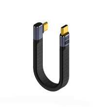 (B-USB C cable) USB4 Full Function Cable With 240W Fast Charging 40Gb Flexible Board Line Data