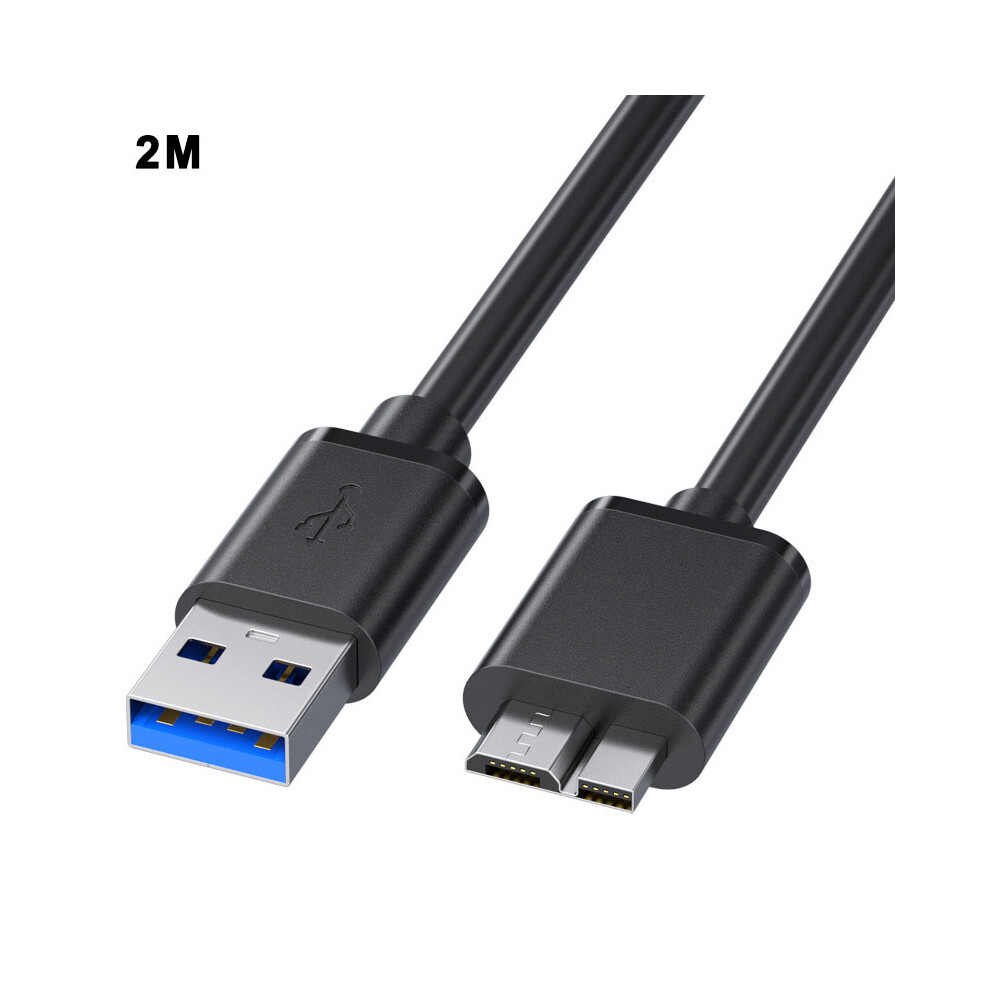 (2M) Usb 3.0 A Male To Micro B Hard Drive Cable For Seagate Toshiba Hard Drive Cable 320997552055