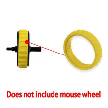 (Yellow Rubber Ring) For Razer Viper Ultimate Mouse Roller Rubber Apron Replacement Rubber Ring