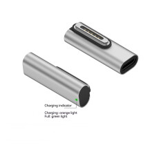 (Medium Elbow) Type-C To Magnetic 3 Charging Adapter Port 140W PD Converter with LED Light