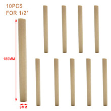 (For 1/2") 10PCS White Pine Cello Sound Post Set For 4/4 3/4 1/2 1/4 1/8 Cello Parts