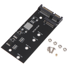 B+M key M.2 NGFF SSD to M.2 SATA 3 Raiser M.2 to SATA Adapter Expansion Card