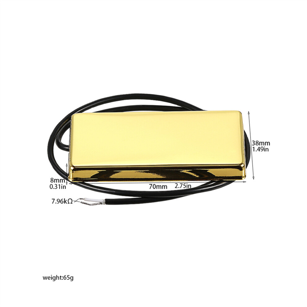 Gold (Gold) Guitar Humbucker Pickup Double Coil Guitar Pickup For Cigar Box/Electric Guitar