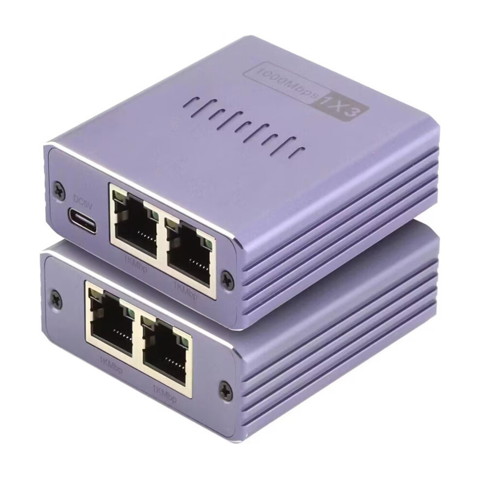(1 To 3) Ethernet Splitter High Speed 1000Mbps Ethernet Splitter Rj45 Router Switch 320997576990