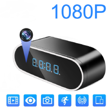 HD 1080P Clock WiFi Camera Mini Surveillance Security Camera