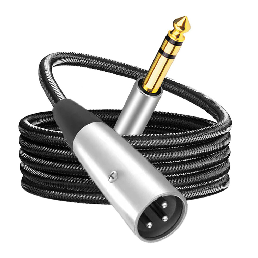 (2M) For Xlr 3Pin Male To 6.5Mm Microphone Cable Mic Audio Mixer Cable Extension Cable 320997573371