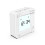 (White) DIY Time Management Timer Square Alarm Clock Vibration Flashing Backlight Timer 8