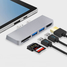 For Surface Pro 7/7+ USB C Hub