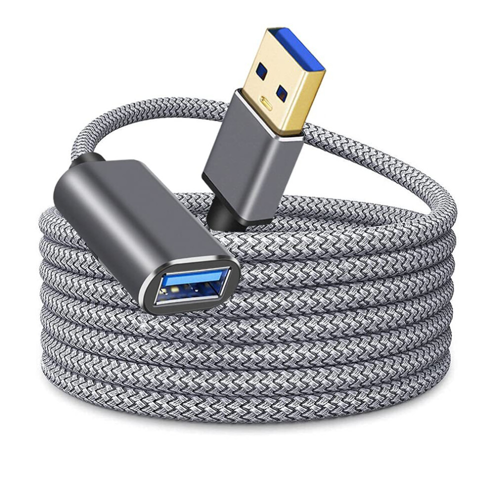 (5M) Usb 3.0 Extension Cable Male To Female 5Gb Data Transfer Braided Data Cable 320997567400