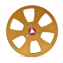 (Gold) 1/4 5-Inch Empty Tape Reel Aluminum Alloy Nab Universal Opening Reel to Reel Recorder For NAGRA/Studer ReVox/TEAC/BASF