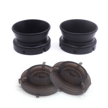 (Base + Black Cup) 1 Pair Opener NAB Hub Adapters Plastic Lockable Bases for B67 Akai Teac G8M2