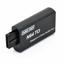 Game Console to HDMI-compatible Converter Adapter Plug-and-Play for N64/SNES/NGC HDMI-compatible Adapter with 3.5mm Audio Output