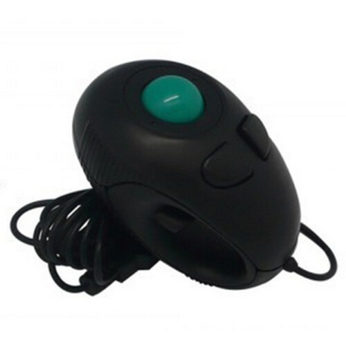 USB Wired Mouse Finger Hand Held Right/Left Handed For PC Laptop Notebook Desktop 2