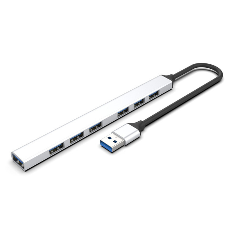 (Usb3.0 7-Port) 7 Ports Type-C Hub Usb 3.0 Expander Splitter High Speed Otg Adapter Docking Station For Laptop Pc Hard Drive Mouse Keyboar 320997556206