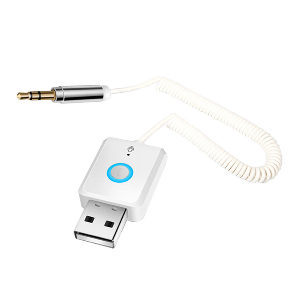Wireless Bluetooth 5.0 Receiver Adapter Car Speaker 3.5Mm Jack Aux Audio Music Dongle For Car Bluetooth Transmitter 320997556350