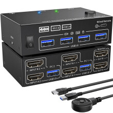 Hdmi Kvm Switch Dual Screen Expansion Duplicate Dual Channel Hdmi 430hz Parts