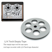 (black) 6-hole Empty Tape Reel Nab Opening Reel to Reel Recorder for TEAC/ReVox Studer