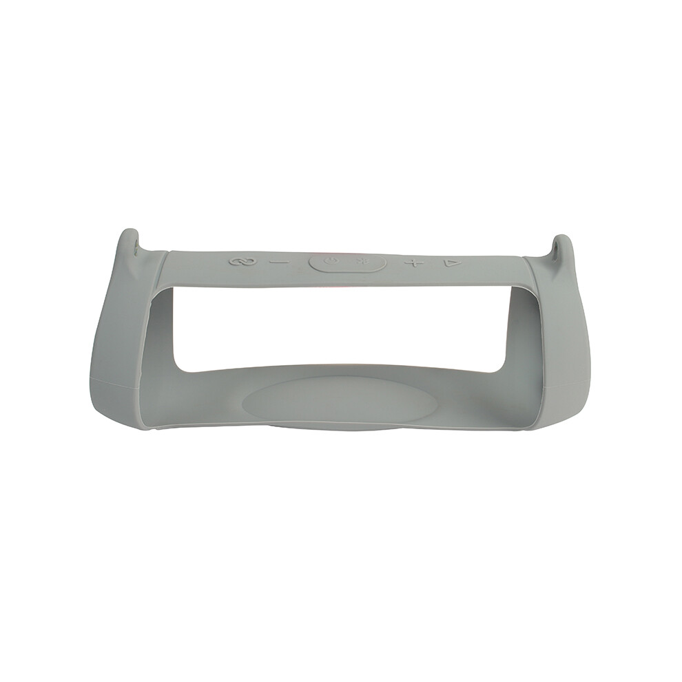 (Silver) Suitable For Jbl Charge5 Bluetooth Audio Silicone Case Shockwave 5 Generation Speaker Portable Soft Silicone Case Silver 320997555643