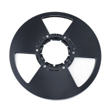 (Black) 1/4 Empty Tape Reel Nab Aluminum Opening Reel to Reel Recorder For Studer ReVox