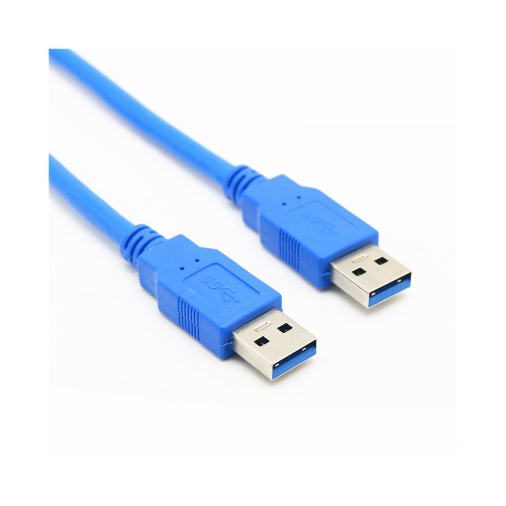 (1M) USB 3.0 Male to Male Cable, Blue, 3/6/10FT, High-Speed Data Transfer Cord