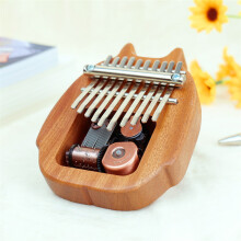(Standard) 10-Key Kalimba Thumb Piano with Tuning Hammer | Wooden Musical Instrument Gift