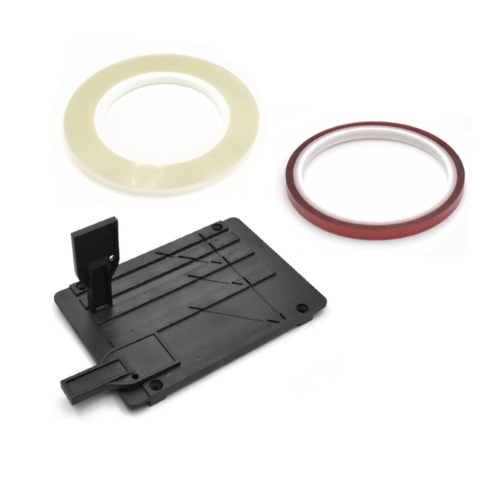 (Black) 1/4 10 Inch Block Tape Splicing Open Reel Tape Audio Splicing For Revoxsonido Black 413590914105
