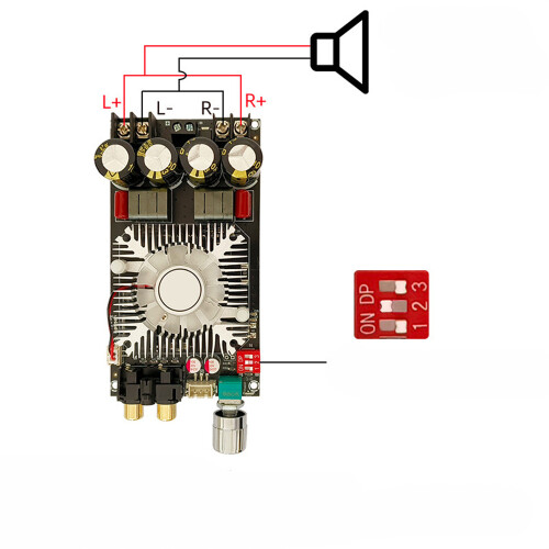 TDA7498E Dual 160W*2 Channels Digital Audio High Power Amplifier Board Module 2