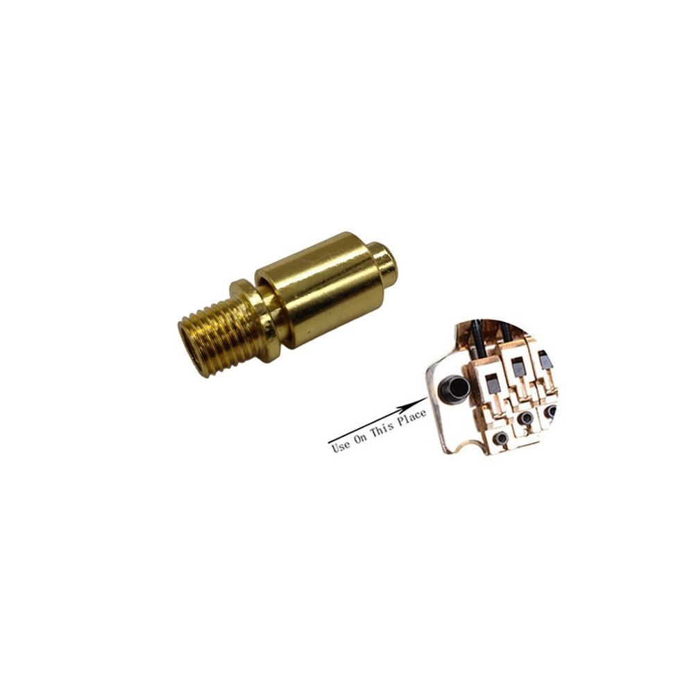 (Gold) Electric Guitar Whammy Bar Jack & Tremolo Arm Sockets - Guitar Parts & Accessories