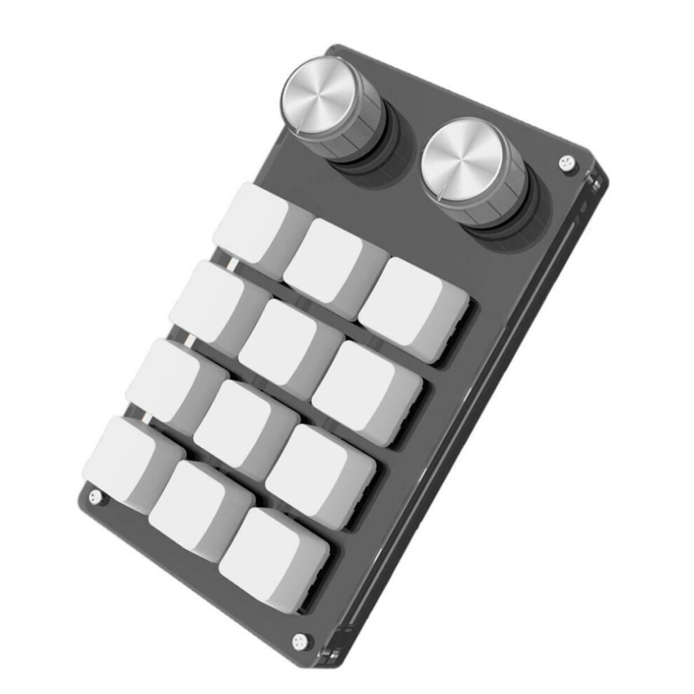 Usb Mini 12-Key Mechanical Keyboard Programmable Keys Keypad No Drive Needed 320997543305