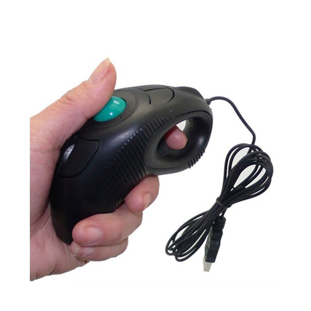 Wired Mouse Handheld Trackball Mice For Pc Laptop Right Or Left Handed 320997551706