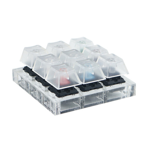 9-Key MX Switch Tester for Cherry Mechanical Keyboards - Sampler Keycap Set