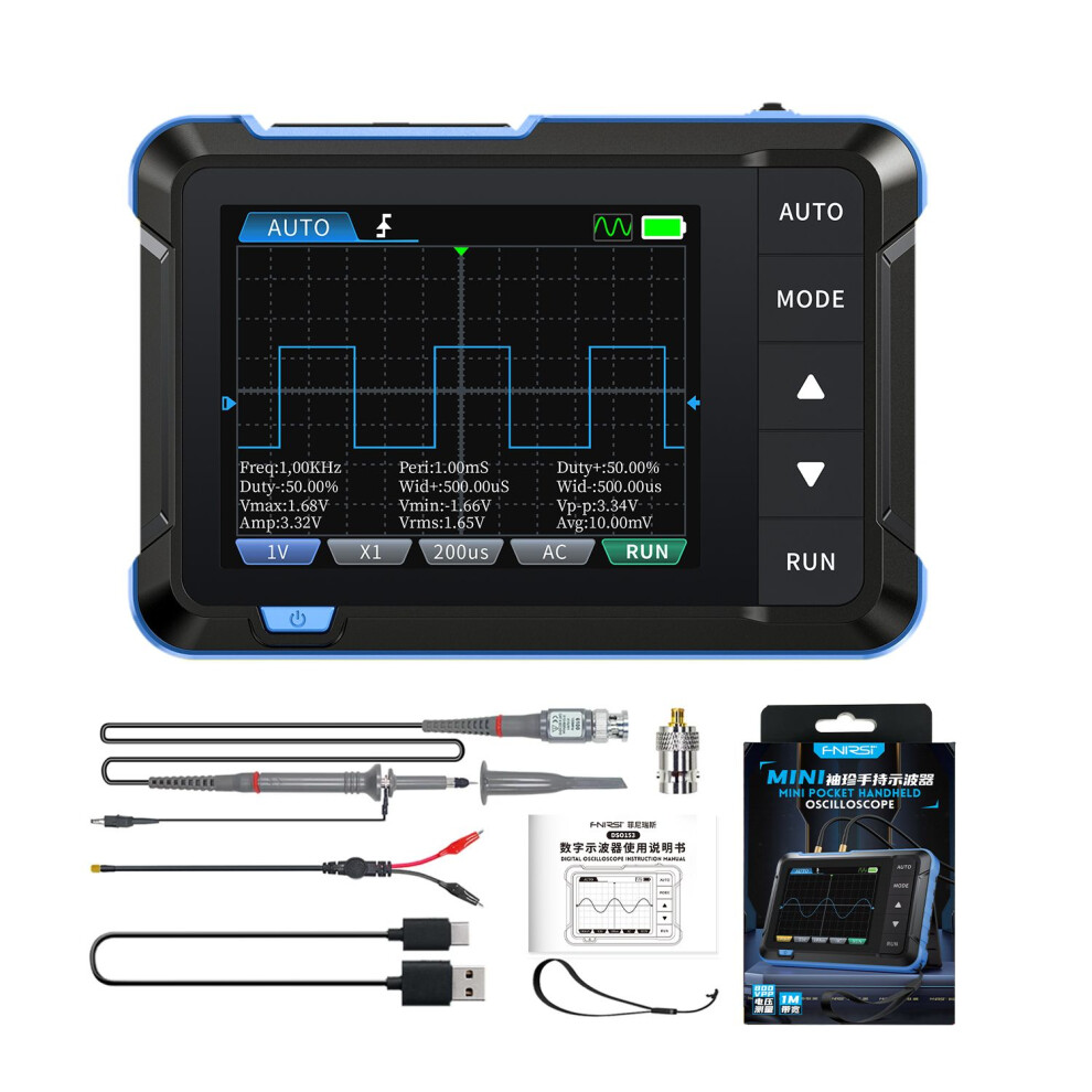 (Premium) Fnirsi Dso153 2-In-1 Handheld Digital Oscilloscope Portable Oscilloscope 320997554974